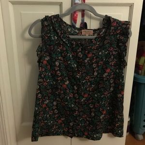 apc madras floral blouse top aso violet harmon